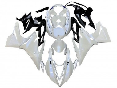 Custom 2013-2016 Triumph Daytona 675 Triple Motorcycle Fairings - Pearl White