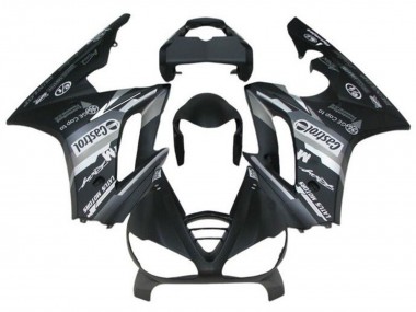 Custom 2009-2012 Triumph Daytona 675 Triple Motorcycle Fairings - Grey Matte Black