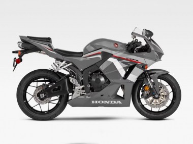 Custom 2009-2012 Honda CBR600RR F5 Motorcycle Fairings - Grey White Red
