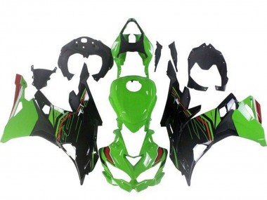 Custom 2019-2025 Kawasaki ZX4R ZX-4RR Motorcycle Fairings - Green Black Red