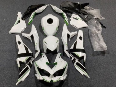 Custom 2019-2025 Kawasaki ZX4R ZX-4RR Motorcycle Fairings - White Black Green
