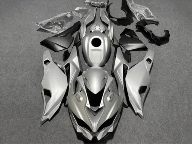 2019-2025 Kawasaki ZX4R ZX-4RR Motorcycle Fairings - Silver Black