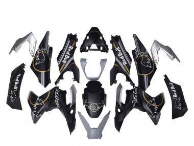 Custom 2022-2024 Honda ADV160 Motorcycle Fairings - Matte Black Gold Red Bull