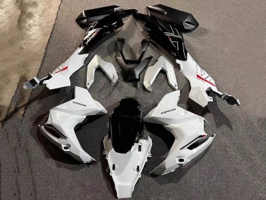 Custom 2022-2024 Honda ADV160 Motorcycle Fairing - White Glossy Black