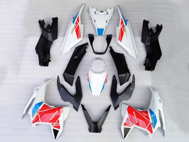 2022-2024 Honda ADV160 Motorcycle Fairings - White Red Blue Black