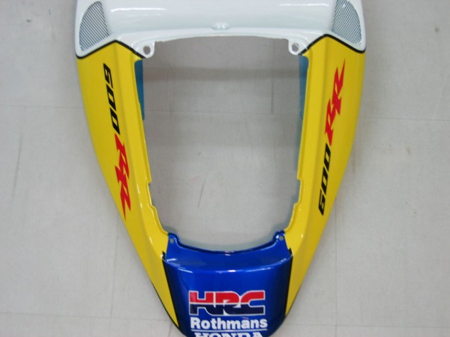 2005-2006 Blue White Yellow Rothmans Honda CBR600RR Motorcycle Fairings