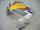 2005-2006 Blue White Yellow Rothmans Honda CBR600RR Motorcycle Fairings