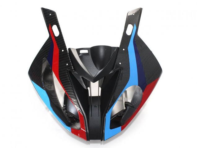 2015-2016 BMW S1000RR Motorcycle Fairings - Blue Red Carbon Fiber