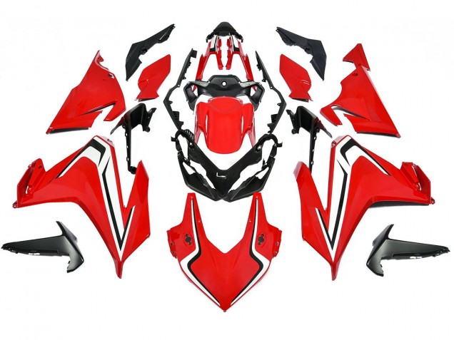 2022-2023 Honda CBR500R Bike Fairings - Red White Black