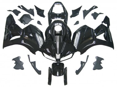 Custom 2013-2023 Honda CBR600RR Motorcycle Fairing Kits - Glossy Black