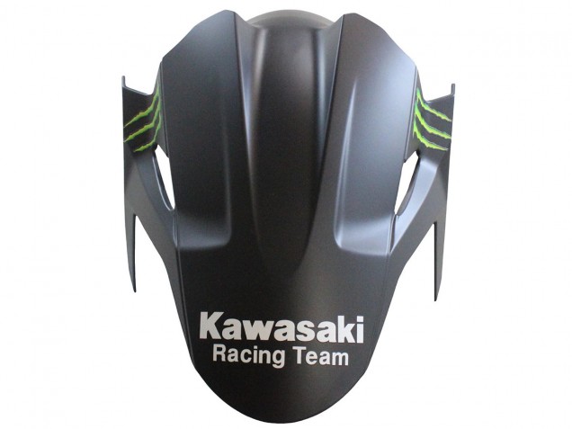 2018-2024 Kawasaki EX400 Motorcycle Fairings - Matte Black Green Monster Showr Snow
