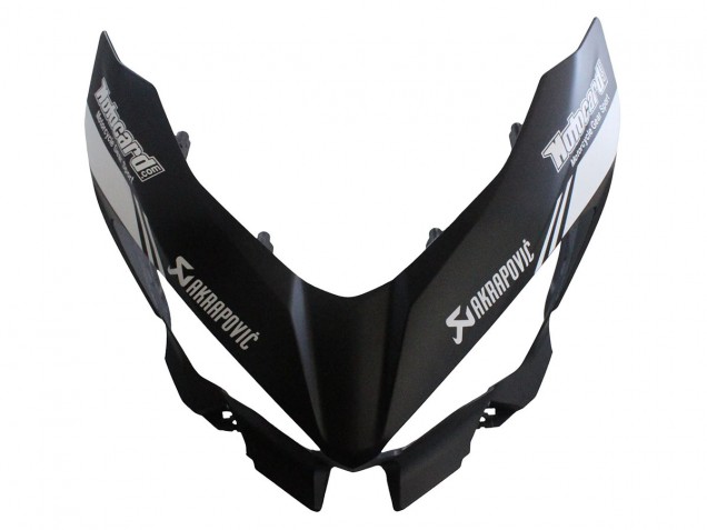 2018-2024 Kawasaki EX400 Motorcycle Fairings - Matte Black Green Monster Showr Snow