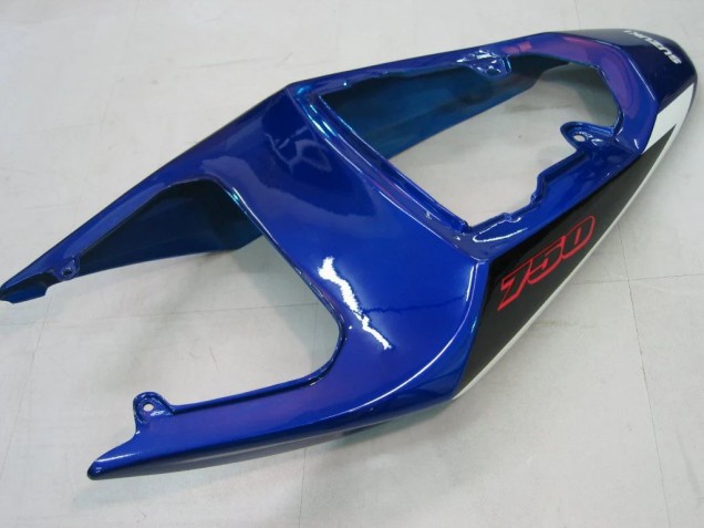 2004-2005 Suzuki GSXR 600/750 Motorcycle Fairings - Blue Grey Glossy Black
