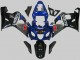 2004-2005 Suzuki GSXR 600/750 Motorcycle Fairings - Blue Grey Glossy Black
