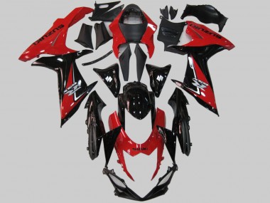 Custom 2011-2024 Suzuki GSXR 600/750 Motorcycle Fairings - Red Black
