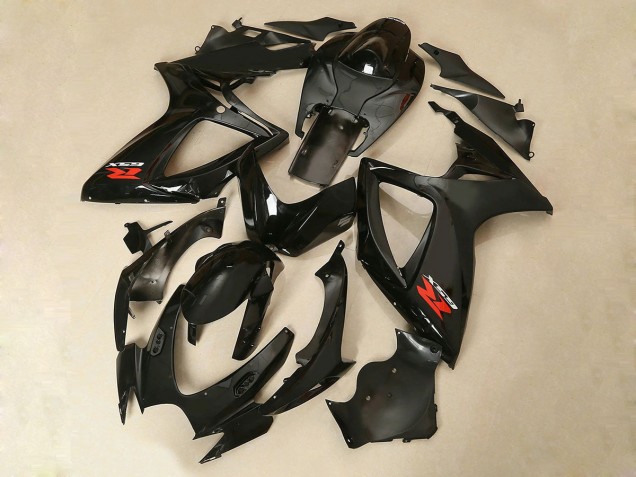 2006-2007 Suzuki GSXR 600/750 Motorcycle Fairing - Glossy Black
