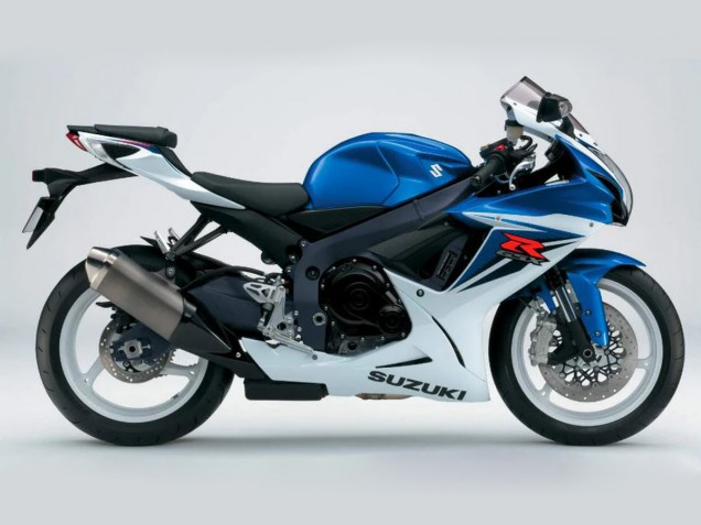 2011-2024 Suzuki GSXR 600/750 Motorcycle Fairings - Blue White