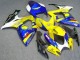 2006-2007 Suzuki GSXR 600/750 Motorcycle Fairings - White Blue Yellow Corona Alstare