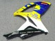 2006-2007 Suzuki GSXR 600/750 Motorcycle Fairings - White Blue Yellow Corona Alstare