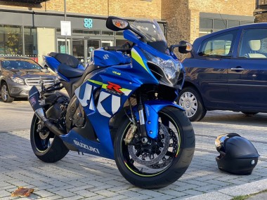 Custom 2009-2016 Suzuki GSXR 1000 Motorcycle Fairings - Blue Green White