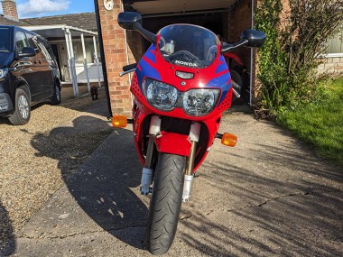 Custom 1994-1995 Honda CBR900RR 893 Motorcycle Fairings - Red Blue White