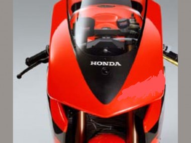 Custom 2003-2004 Honda CBR600RR Bike Fairings - Red Glossy Black