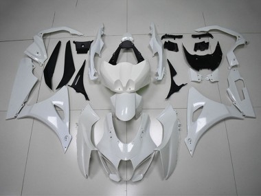 Custom 2017-2024 White Suzuki GSXR 1000 Motorcycle Fairings