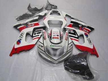 Custom 2000-2002 White Red Black Rizoma Playboy Suzuki GSXR 1000 Motorcycle Fairings