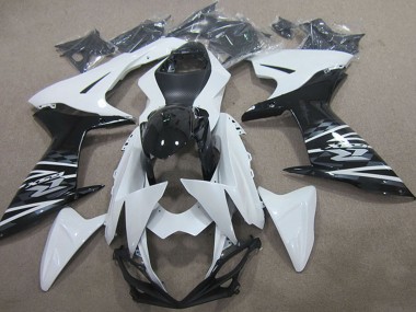 Custom 2011-2024 White Black Suzuki GSXR 750 Motorcycle Fairing