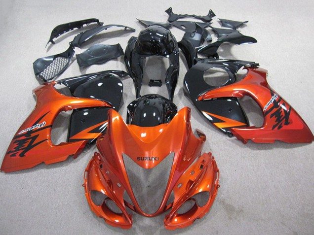 2008-2020 Orange Black Suzuki GSXR 1300 Hayabusa Motorcycle Fairings
