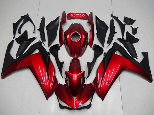 2015-2018 Red Matte Black Yamaha YZF R3 Motorcycle Fairings