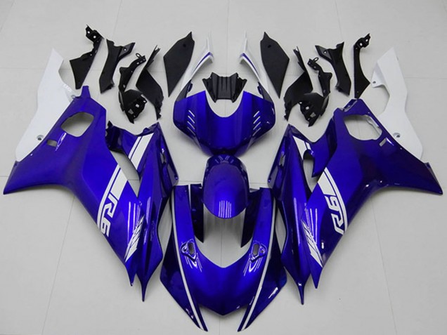 2017-2023 White Blue Yamaha YZF R6 Motorcycle Fairings
