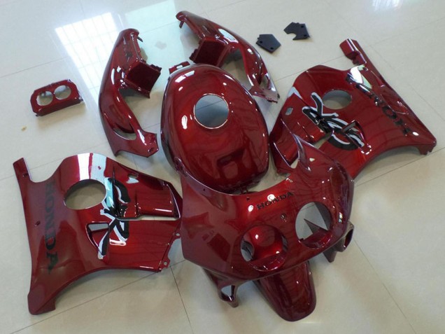 Custom 1991-1998 Dark Red Honda CBR250RR MC22 Bike Fairing Kit