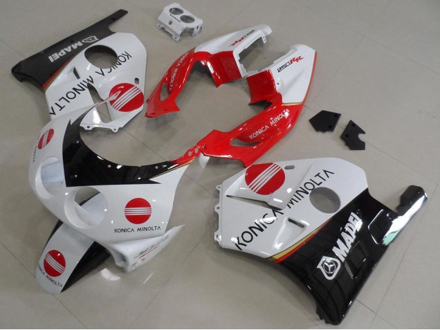 Custom 1991-1998 Red Konica Honda CBR250RR MC22 Motorcycle Fairing Custom 1991-1998 Red Konica Honda CBR250RR MC22 Motorcycle Fairing