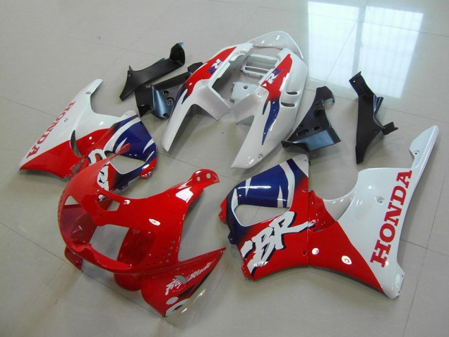 Aftermarket 1996-1997 White Red Honda CBR900RR 893 Motor Bike Fairings