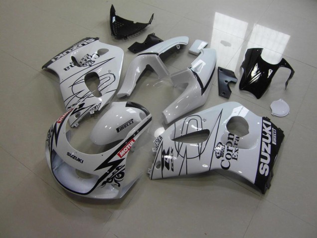 Custom 1996-2000 White Corona Suzuki GSXR 600 Motor Fairings Custom 1996-2000 White Corona Suzuki GSXR 600 Motor Fairings