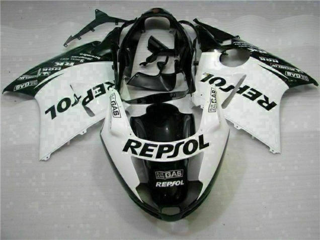 Custom 1996-2007 White Black Repsol Honda CBR1100XX Replacement Motorcycle Fairings Custom 1996-2007 White Black Repsol Honda CBR1100XX Replacement Motorcycle Fairings