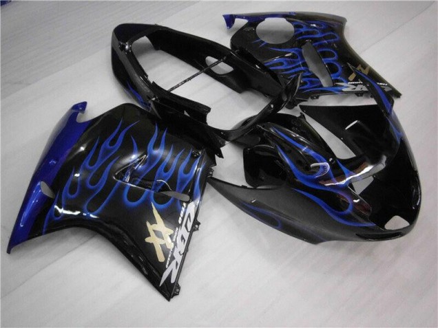 Custom 1996-2007 Blue Flame Honda CBR1100XX Motorcyle Fairings Custom 1996-2007 Blue Flame Honda CBR1100XX Motorcyle Fairings