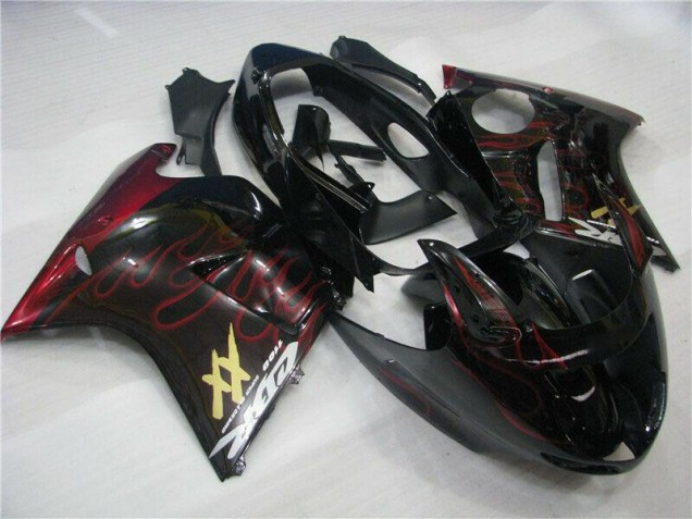 Custom 1996-2007 Red Flame Honda CBR1100XX Motor Fairings Custom 1996-2007 Red Flame Honda CBR1100XX Motor Fairings