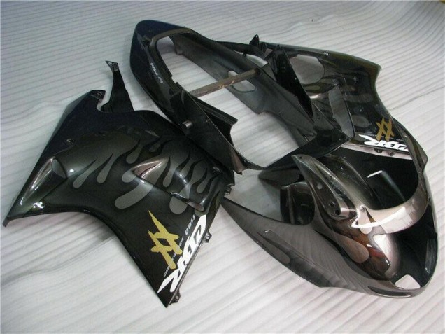 Custom 1996-2007 Black Honda CBR1100XX Motorcycle Fairings Kit Custom 1996-2007 Black Honda CBR1100XX Motorcycle Fairings Kit