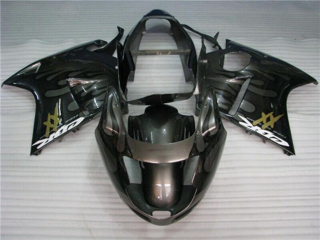 Aftermarket 1996-2007 Black Honda CBR1100XX Motorcycle Fairings Kit