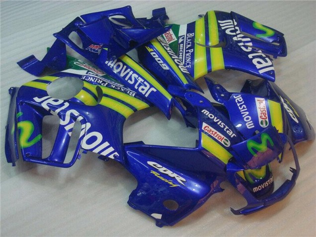 Custom 1995-1998 Blue Movistar Castrol Honda CBR600 F3 Motor Bike Fairings Custom 1995-1998 Blue Movistar Castrol Honda CBR600 F3 Motor Bike Fairings