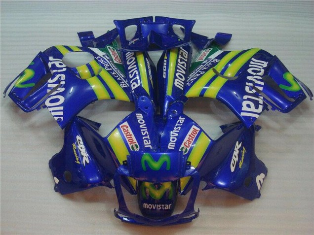Custom 1995-1998 Blue Movistar Castrol Honda CBR600 F3 Motor Bike Fairings Custom 1995-1998 Blue Movistar Castrol Honda CBR600 F3 Motor Bike Fairings