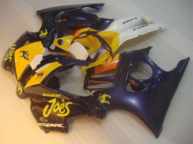 Custom 1995-1998 Blue Yellow Joes Honda CBR600 F3 Replacement Motorcycle Fairings Custom 1995-1998 Blue Yellow Joes Honda CBR600 F3 Replacement Motorcycle Fairings
