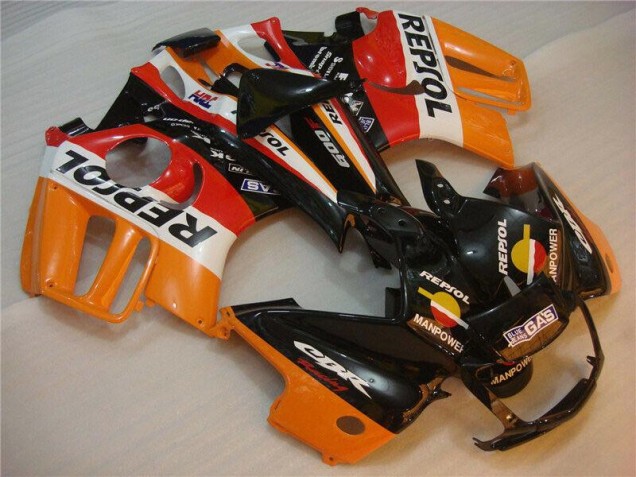 Custom 1995-1998 Black Orange Repsol Honda CBR600 F3 Motorcycle Fairings Kits Custom 1995-1998 Black Orange Repsol Honda CBR600 F3 Motorcycle Fairings Kits