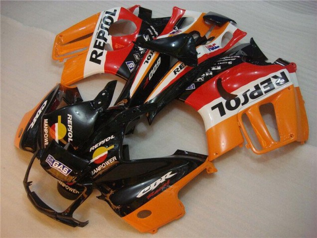 Custom 1995-1998 Black Orange Repsol Honda CBR600 F3 Motorcycle Fairings Kits Custom 1995-1998 Black Orange Repsol Honda CBR600 F3 Motorcycle Fairings Kits