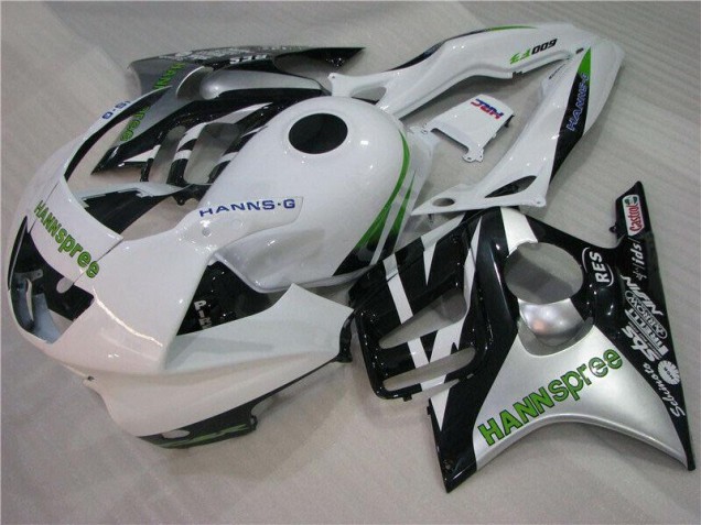 Custom 1995-1998 White Green Hannspree Honda CBR600 F3 Motorcycle Fairings Kit Custom 1995-1998 White Green Hannspree Honda CBR600 F3 Motorcycle Fairings Kit