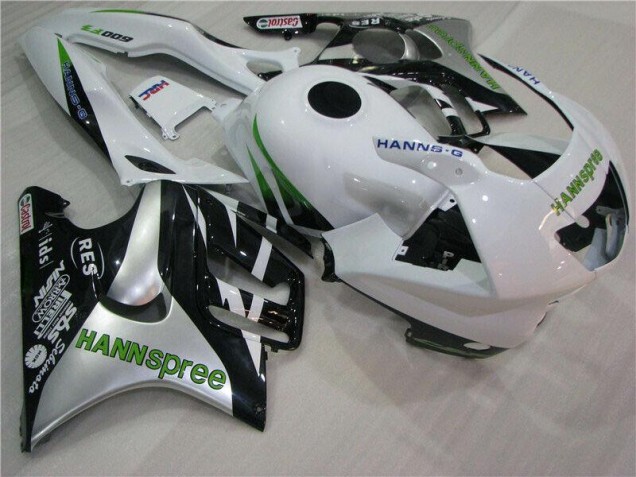 Custom 1995-1998 White Green Hannspree Honda CBR600 F3 Motorcycle Fairings Kit Custom 1995-1998 White Green Hannspree Honda CBR600 F3 Motorcycle Fairings Kit