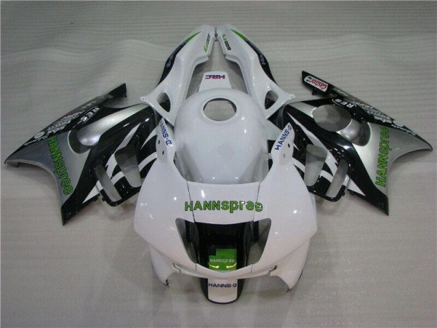 Custom 1995-1998 White Green Hannspree Honda CBR600 F3 Motorcycle Fairings Kit Custom 1995-1998 White Green Hannspree Honda CBR600 F3 Motorcycle Fairings Kit