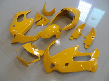 Aftermarket 1997-2005 Yellow Honda VTR1000F Motorcyle Fairings